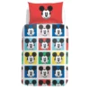 Copripiumino Singolo e federa Mickey Colors Caleffi