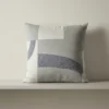 Cuscino Arredo Geometrico 45x45 - Borbonese OP Domino blu