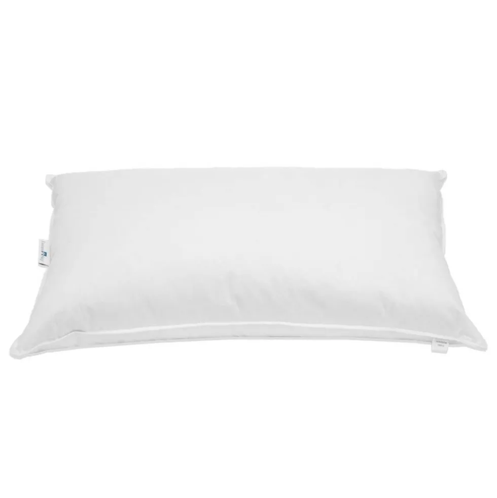 Cuscino Piumetta Daunenstep Silver LIGHT SOTTILE Per chi dorme di pancia