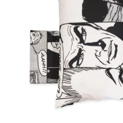 DIABOLIK Copripiumino in cotone completo singolo Bianco Nero