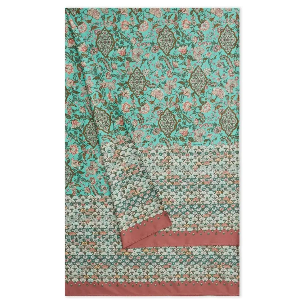 Granfoulard Bassetti Tigullio V1 180x270 Telo Arredo Verde Acqua