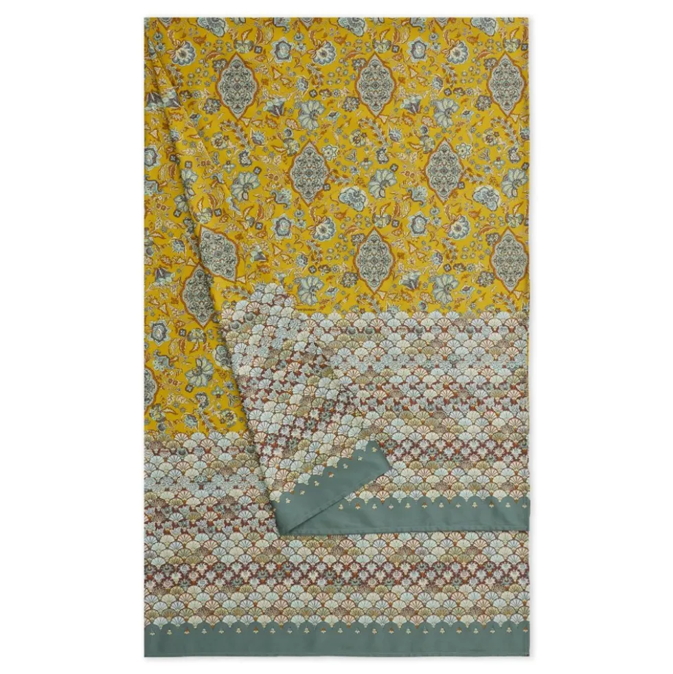 Granfoulard Bassetti Tigullio Oro 180x270 Telo Arredo Giallo Mediterraneo
