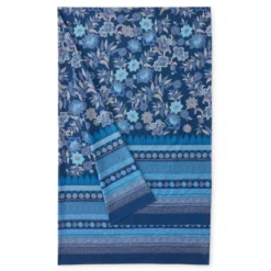 Granfoulard BASSETTI Varigotti B1 350x270 Telo Arredo MAXI floreale blu