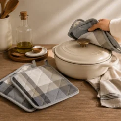 Idea Regalo Cucina: Coppia Presine Bossi Casa 1431 antracite