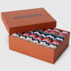 Lavette bagno in spugna MISSONI HOME RIVERBERO 100 Zig Zag 6 pezzi