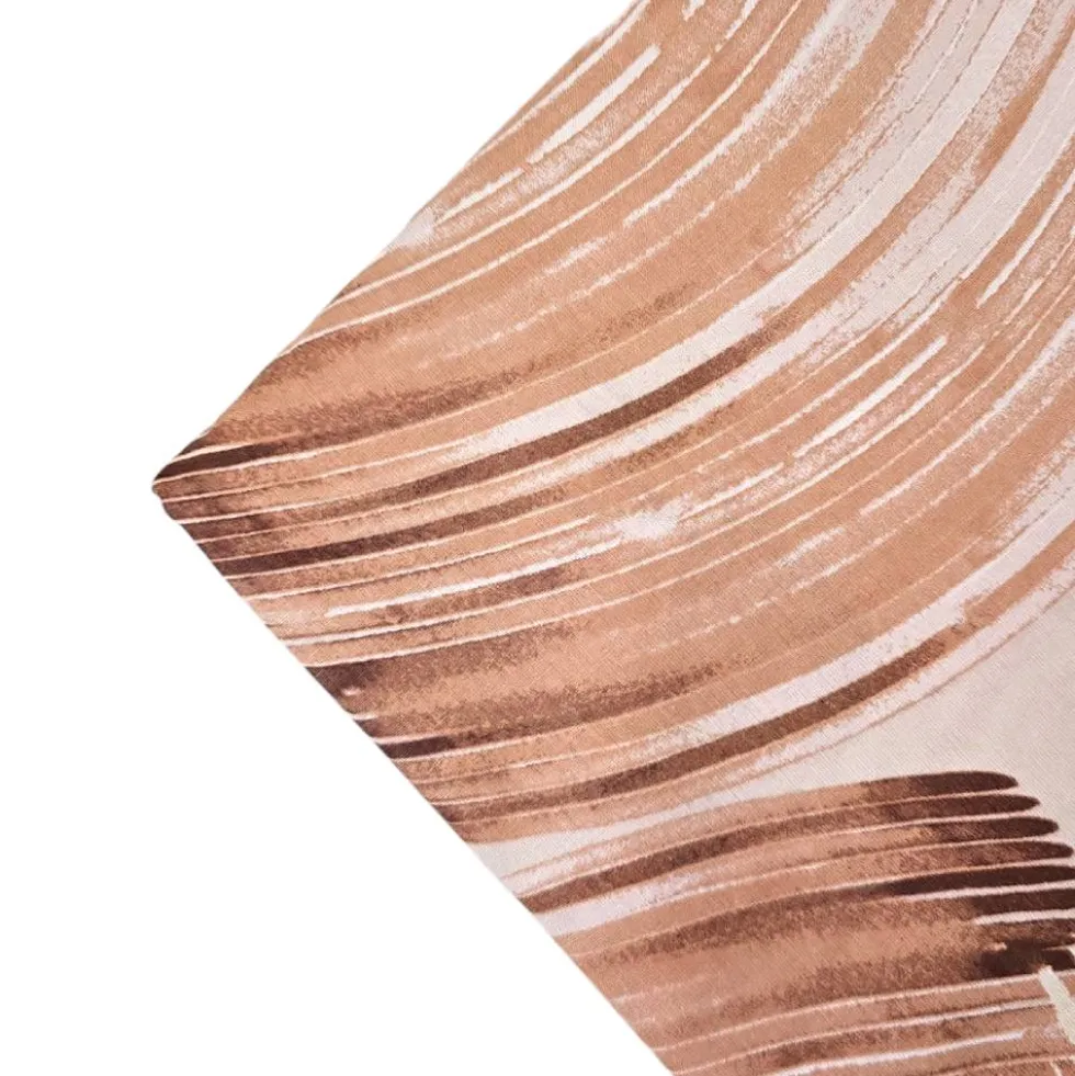 Lenzuola completo in cotone Bassetti Brush Move beige multicolor