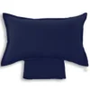 Lenzuola lino 100% e federe matrimoniale Soffio Blu