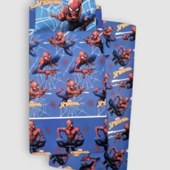 Lenzuola Marvel completo singolo in cotone SPIDER MAN per bambini