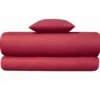 Lenzuola matrimoniali completo Missoni Home JO 56 bordeaux