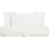 Lenzuola matrimoniali in puro lino Stone-Washed Loft 49 Bianco
