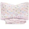 Lenzuola Singole rosa NILA: Design Geometrico Moderno in Cotone