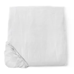 Lenzuolo con angoli Lino 100% FAZZINI Soffio Bianco