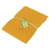 Lenzuolo con elastico da sotto Lino 100% FAZZINI Soffio Ocra