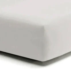 Lenzuolo sotto JERSEY estensibile matrimoniale 180x200 h.30 cm | perla