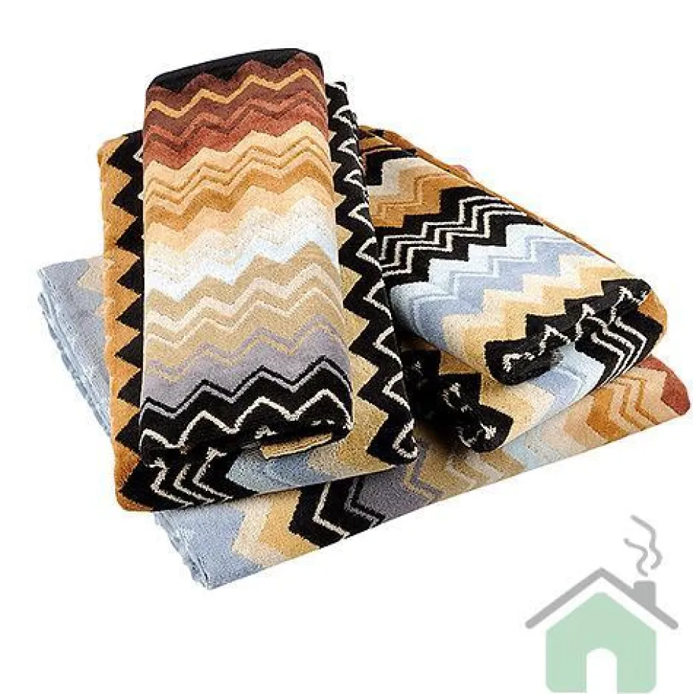 Missoni Home Bagno Set 1 asciugamano + 1 ospite GIACOMO 160 zigzag