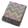 Missoni Home plaid con frange 130x190 cm PERSEO 160 zig-zag multicolore