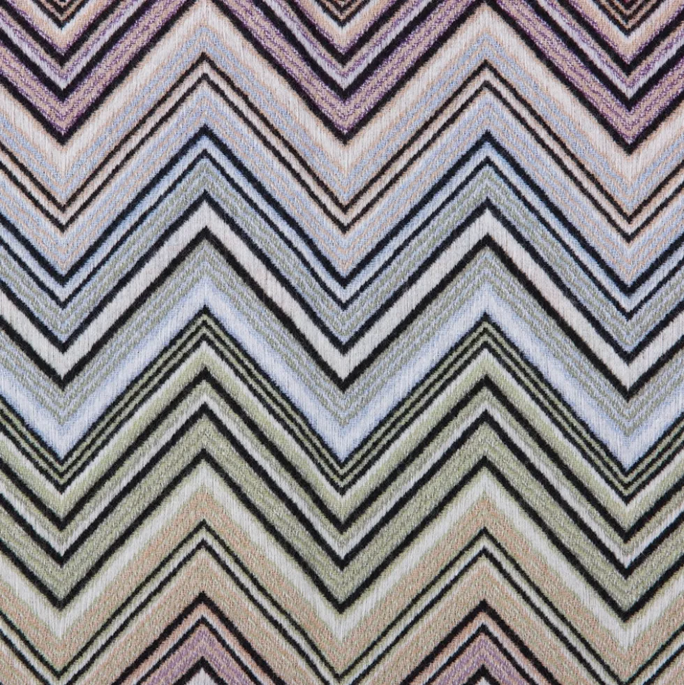 Missoni Home plaid con frange 130x190 cm PERSEO 160 zig-zag multicolore