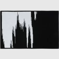 Missoni Home SKUNK 601 tappeto bagno 60x90 cm bianco e nero