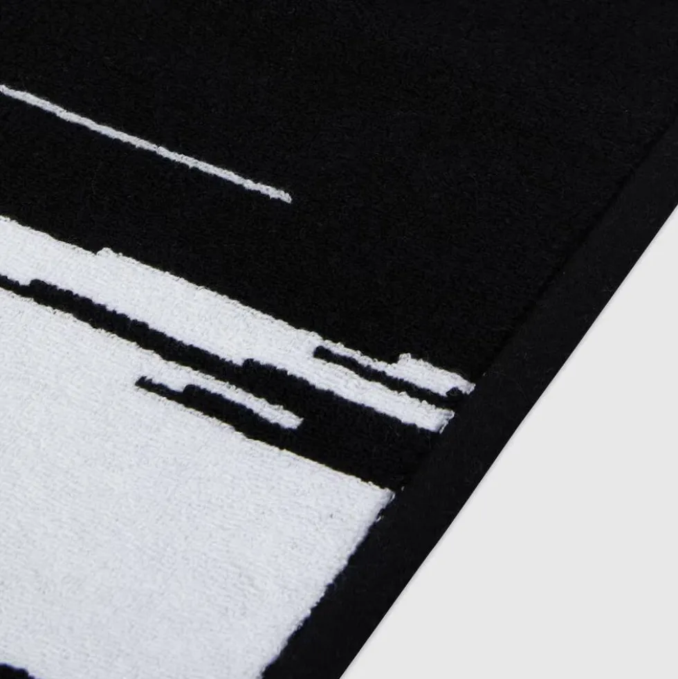 Missoni Home SKUNK 601 tappeto bagno 60x90 cm bianco e nero