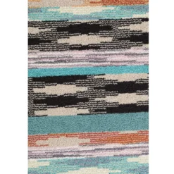 Missoni Home YWAN 159 tappeto bagno 60x90 cm motivo righe e fiamme