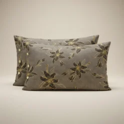 Parure copripiumino matrimoniale in percalle Bellora Fashion Gold grey