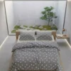 Parure Copripiumino singolo grigio a Pois: Crea la tua Oasi di Relax