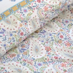 PIP STUDIO lenzuola-copriletto Matrimoniale Kairi Bloom bianco-azzurro