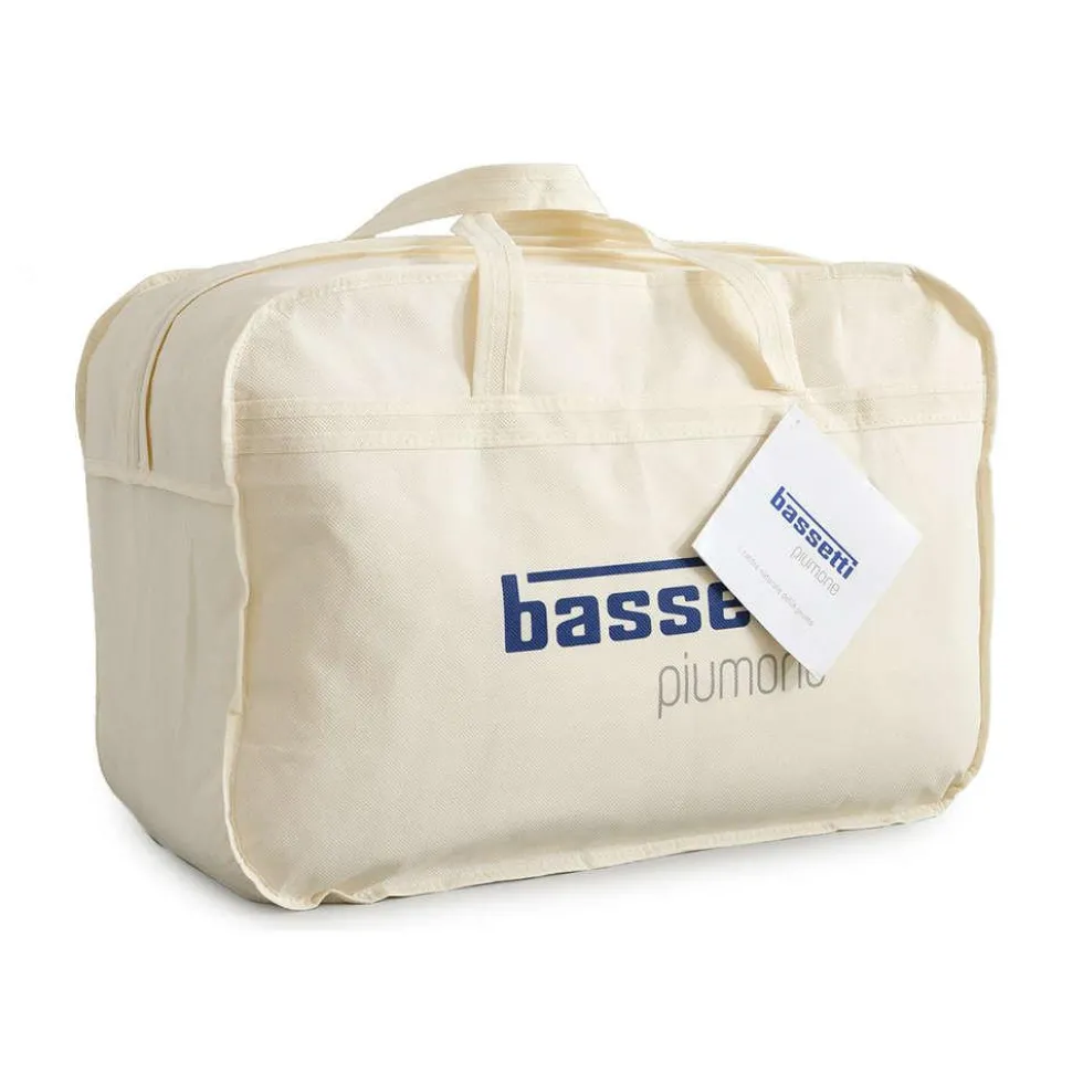 Piumone anallergico Bassetti letto 2 piazze matrimoniale 2 stelle 220 g/mq