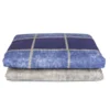 Plaid imbottito da divano CARRARA 130x180 cm Module blu