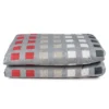 Plaid imbottito da divano CARRARA 130x180 cm Museum rosso