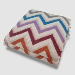 Plaid Missoni Home con frange 130x190 cm WATAMU 100 chevron