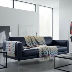 Plaid Missoni Home con frange 130x190 cm WATAMU 100 chevron