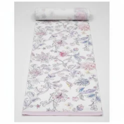 Runner da cucina 45x140 centro tavola Aurora floreale rosa