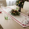 Runner decorativo in Gobelin centrotavola Natalizio Pupazzi di Neve