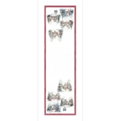 Runner Natalizio in cotone 50x150 TESSITURA RANDI FROZEN