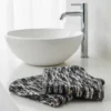 Set 2 Asciugamani Ospite Missoni Home Twist 160 Nero | 40x60
