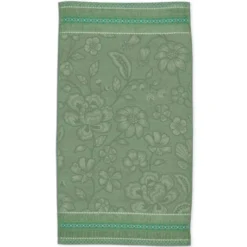 Set 1+1 asciugamano e ospite PIP STUDIO Jasmin Jacquard verde
