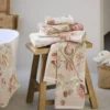 Set 1+1 asciugamano e ospite PIP STUDIO Secret Garden beige