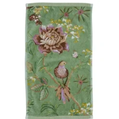 Set 1+1 asciugamano e ospite PIP STUDIO Secret Garden verde