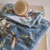 Set 1+1 asciugamano e ospite PIP STUDIO Secret Garden Blu