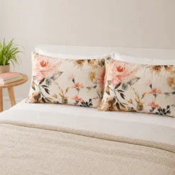 Set Copriletto trapuntato matrimoniale + 2 federe per cuscino Tina