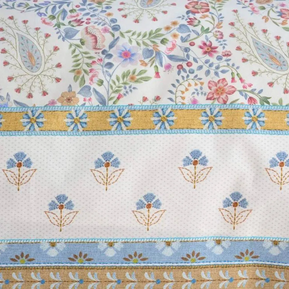 Set Copripiumino Matrimoniale PIP STUDIO Kairi Bloom bianco-azzurro