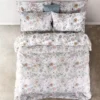 Set Copripiumino Matrimoniale 100% Cotone | Fantasia Fiori Lino