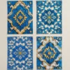 Set 4 Strofinacci Cucina Azulejos 50x70 | Stile Mediterraneo