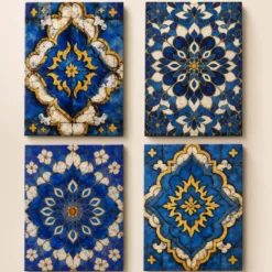 Set 4 Strofinacci Cucina Azulejos 50x70 | Stile Mediterraneo