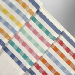 Set 3x Strofinacci da cucina 100% cotone ritorto MAXI 60x75 a righe