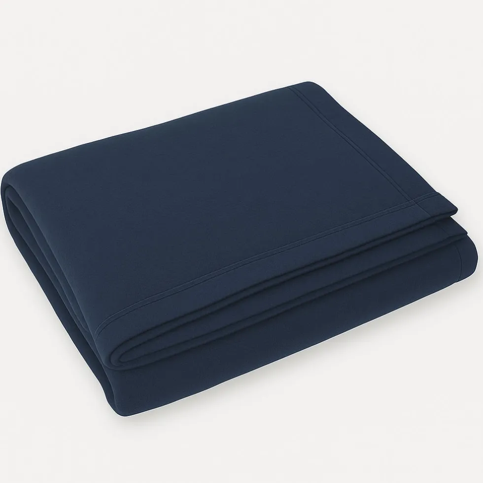 SOMMA Coperta Matrimoniale Daisy Blu Navy 250x210 cm