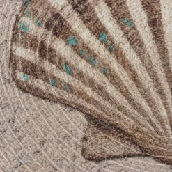Sottopiatto in fantasia marina Shell Ø36 - Tessuto resistente in Cordura