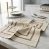 Strofinaccio Borbonese Lounge ecrù | Eleganza per la tua Cucina