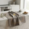 Strofinaccio Borbonese 50x70 LOUNGE grigio - Eleganza in cotone